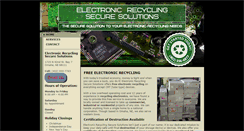 Desktop Screenshot of electronicrecyclingomaha.com